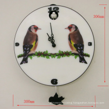 12 Inches Round Cuckoo Pendulum Wall Clock